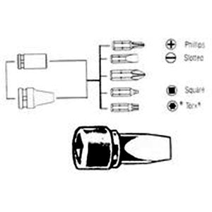 Pole Shoe Bit Holder 5/16" Hex